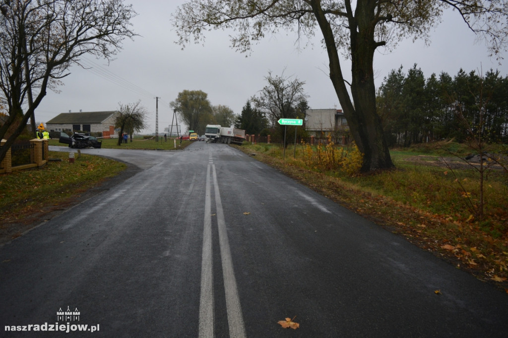 Wypadek w Osięcinach