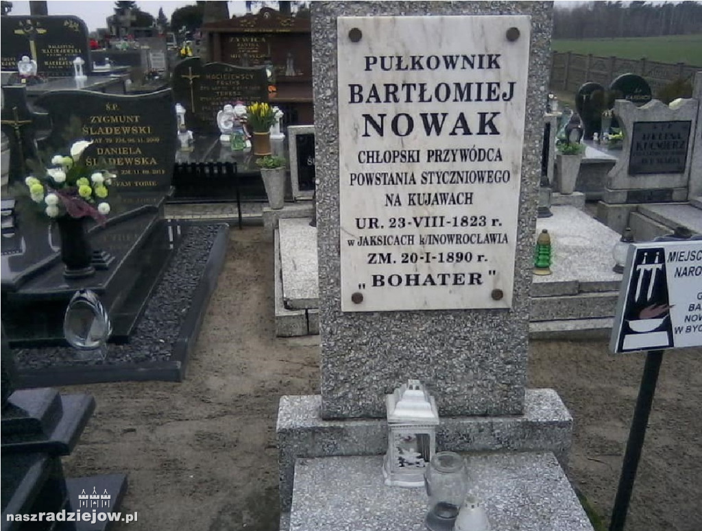 Jaka data śmierci Bartka Nowaka, przywódcy chłopskiego na Kujawach?