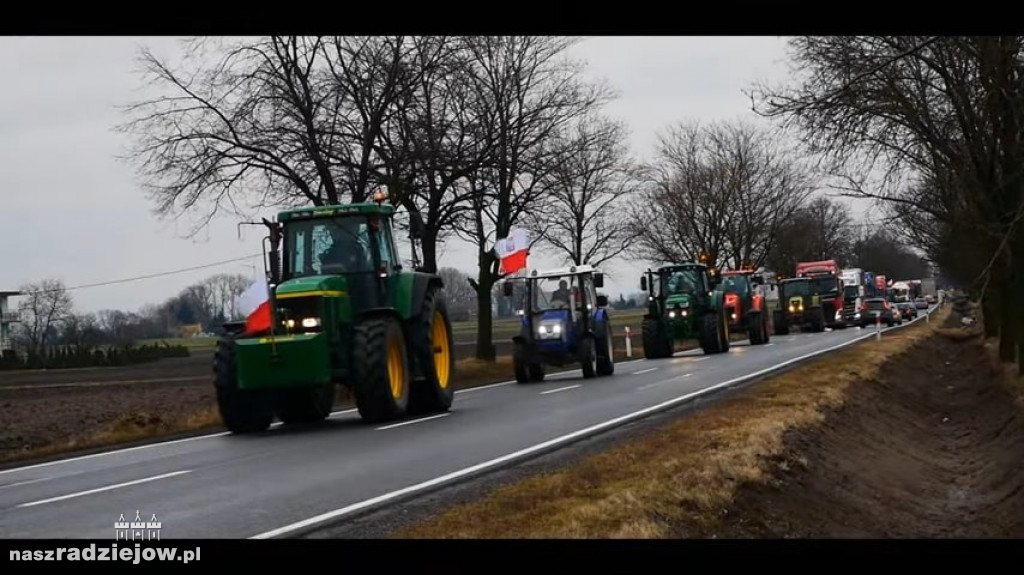 Protest rolników w Osięcinach i Radziejowie.