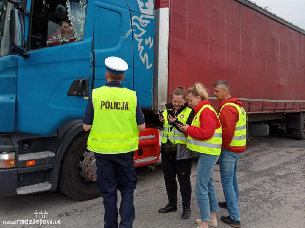 Sprawdzali niebezpieczne odpady na drodze krajowej w Płowcach