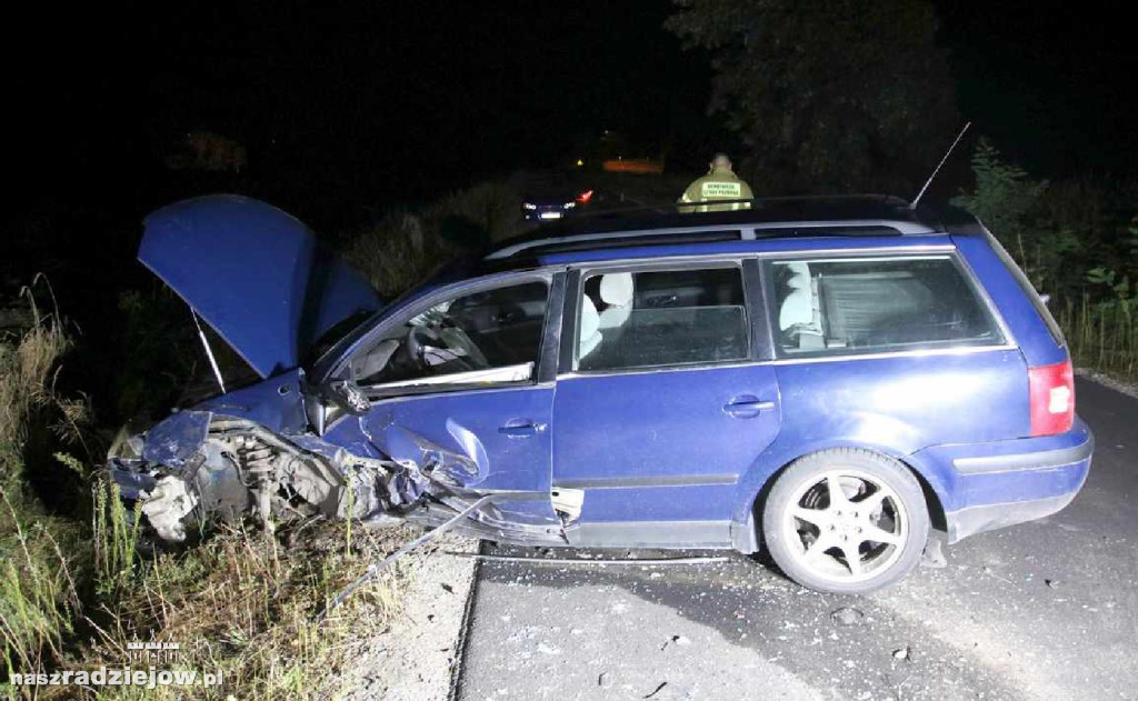 21-letni mężczyzna spowodował kolizję drogową. Bez prawka i po pijanemu