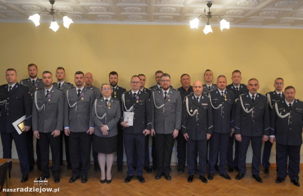 Związkowcy z NSZZ Policjantów KPP Radziejów odznaczeni i wyróżnieni