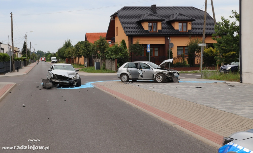 Zderzenie aut w Piotrkowie Kujawskim