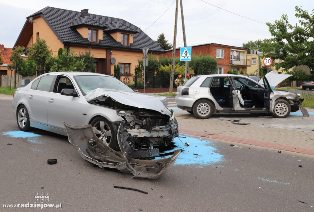 Zderzenie aut w Piotrkowie Kujawskim