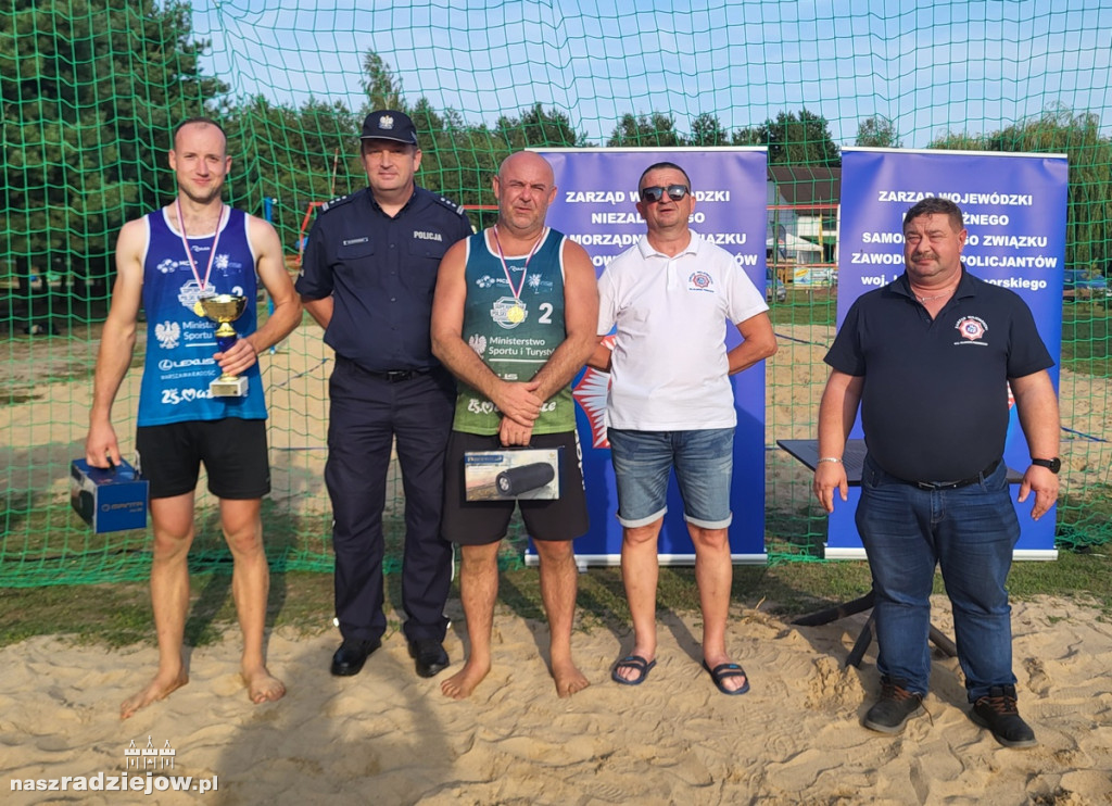 X Turniej Piłki Siatkowej Plażowej Policjantów w miejscowości Orle