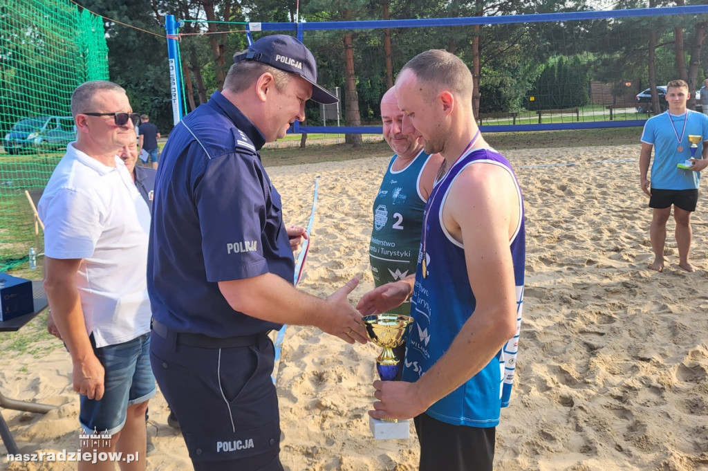 X Turniej Piłki Siatkowej Plażowej Policjantów w miejscowości Orle