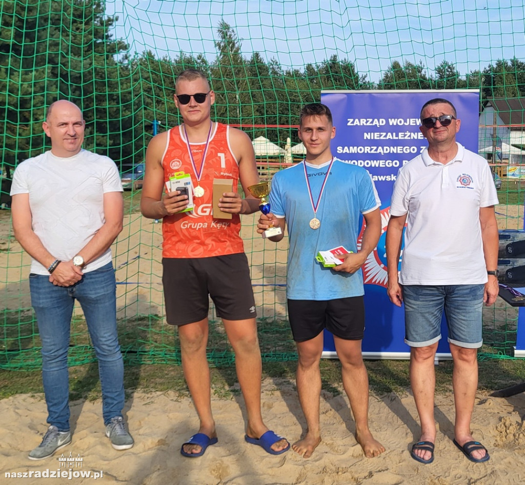 X Turniej Piłki Siatkowej Plażowej Policjantów w miejscowości Orle