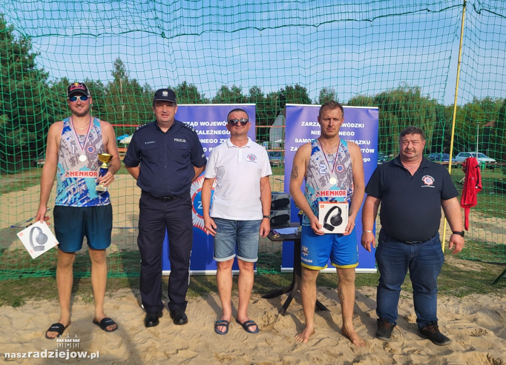 X Turniej Piłki Siatkowej Plażowej Policjantów w miejscowości Orle