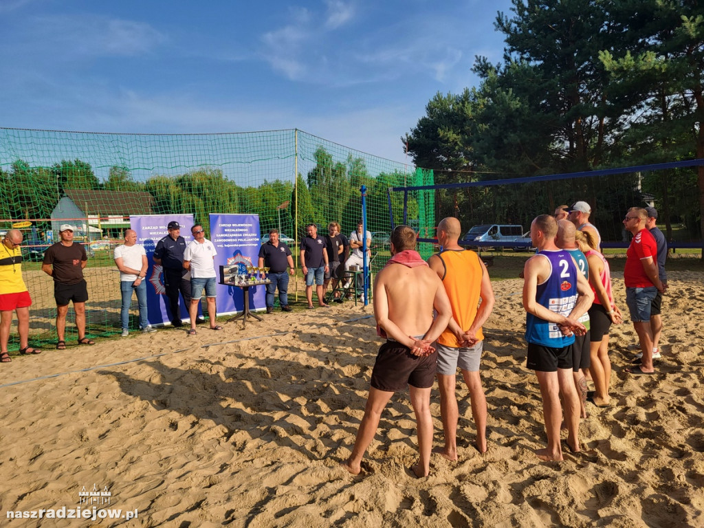 X Turniej Piłki Siatkowej Plażowej Policjantów w miejscowości Orle