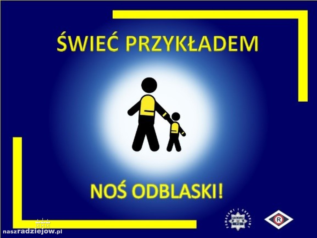 „Świeć Przykładem- Noś Odblaski” z przedszkolakami w Radziejowie