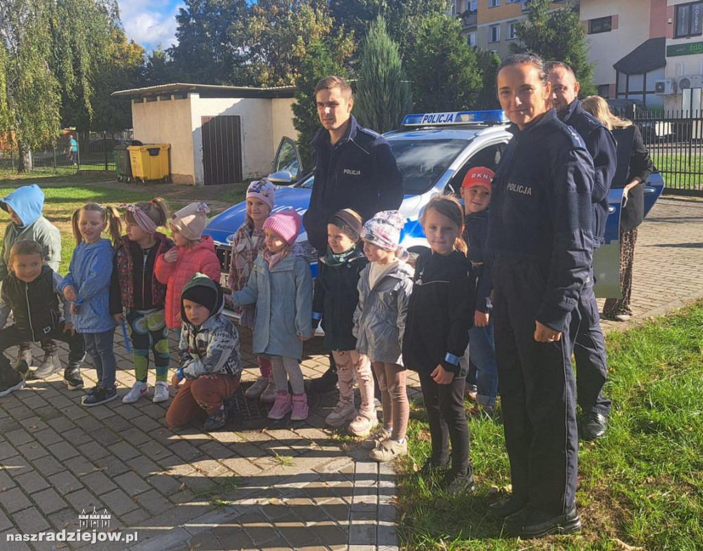 „Świeć Przykładem- Noś Odblaski” z przedszkolakami w Radziejowie