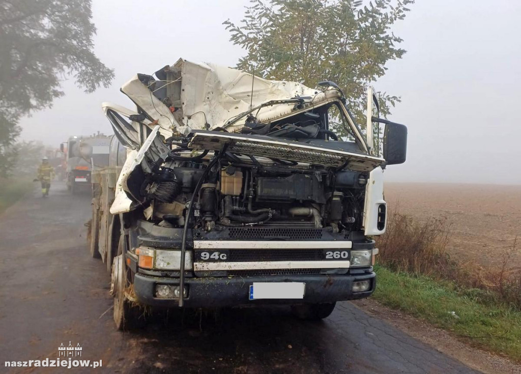 Kierujący scanią chciał uniknąć zderzenia z sarną. Mogło skończyć się tragicznie