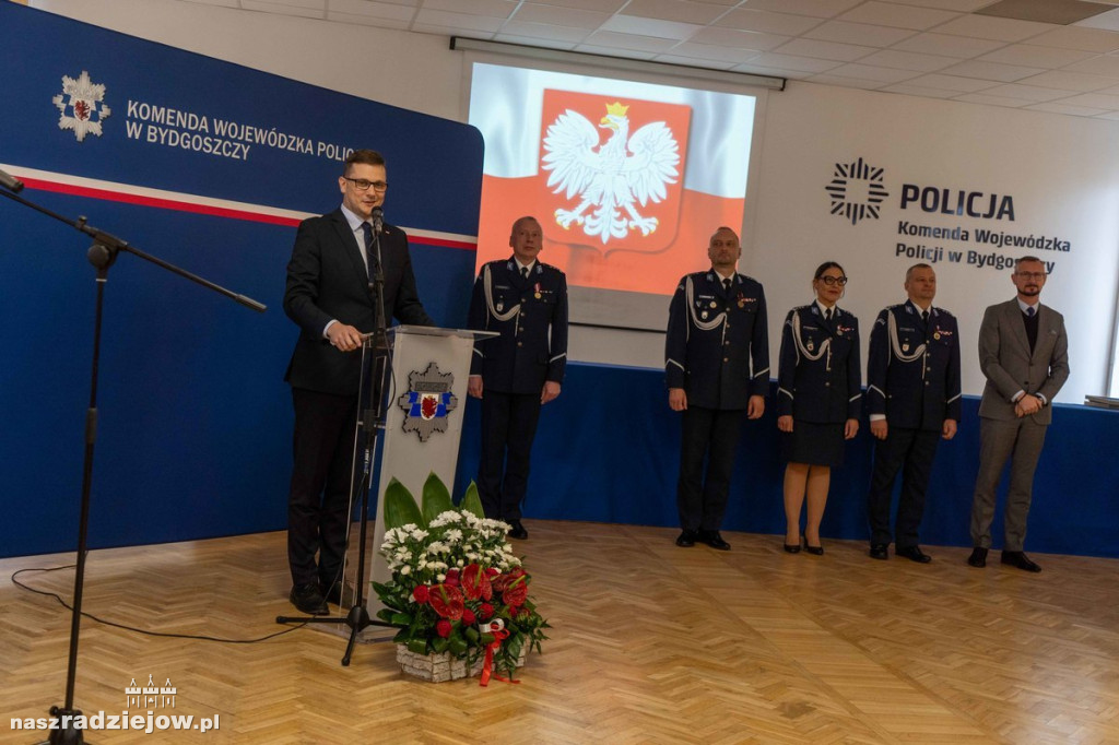 Przedstawiciele radziejowskiej Policji wyróżnieni