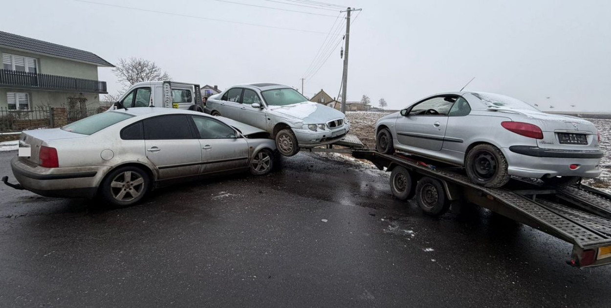 Wypadek w Bronisławiu na drodze relacji Kruszwica-Dobre.
