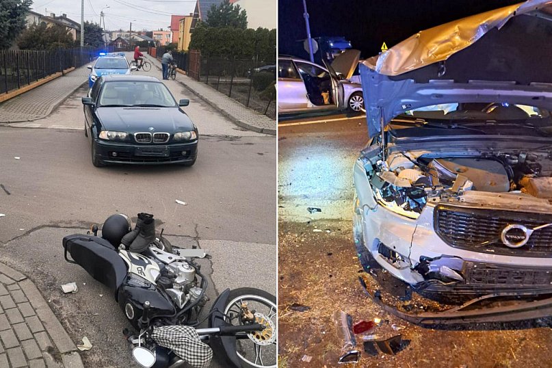 Weekendowe zdarzenia na drogach powiatu radziejowskiego [FOTO]