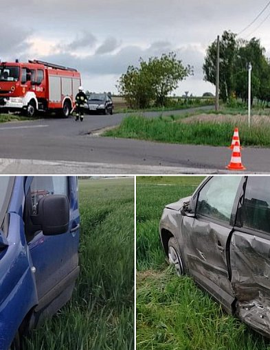 Kierujący fiatem, nie ustąpił pierwszeństwa przejazdu w Bartłomiejowicach-9898