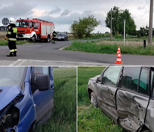 Kierujący fiatem, nie ustąpił pierwszeństwa przejazdu w Bartłomiejowicach-9898