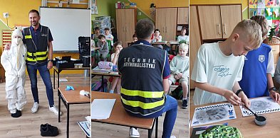 W radziejowskiej szkole o tajnikach służby technika kryminalistyki-10082