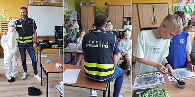 W radziejowskiej szkole o tajnikach służby technika kryminalistyki-10082