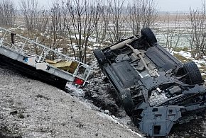 Groźne zdarzenia drogowe w powiecie radziejowskim