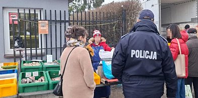 Dzielnicowi działali na targowisku w Radziejowie-11373