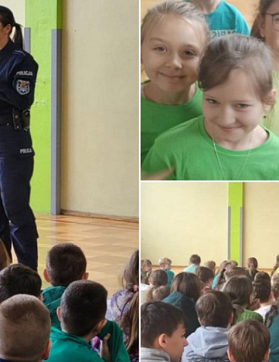 Lekcja bezpieczeństwa w sieci. Policjantka ostrzegała uczniów przed zagrożeniami-11156