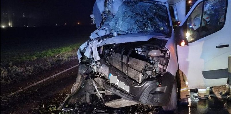 Kolizja w Jarantowicach. Kierowca busa trafił do szpitala [ZDJĘCIA] - 11022